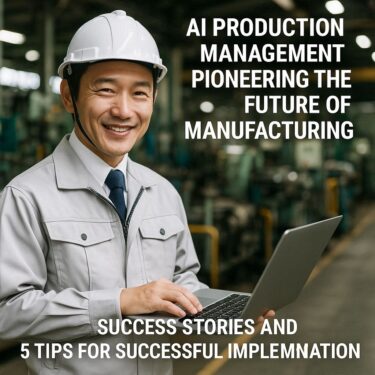 製造業の未来を拓くAI生産管理｜成功事例と導入を成功させる5つの秘訣