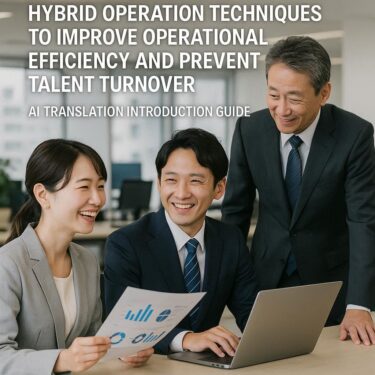 AI翻訳導入ガイド｜業務効率化と人材離職を防ぐハイブリッド運用術